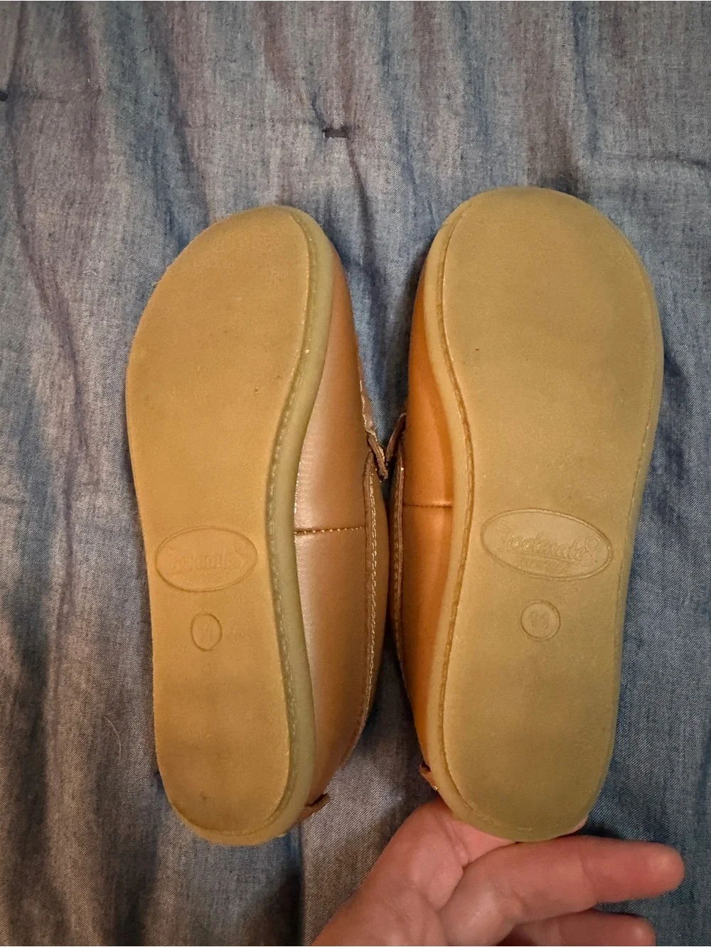 Footmates Boy’s Tan Leather Slip-On Loafers